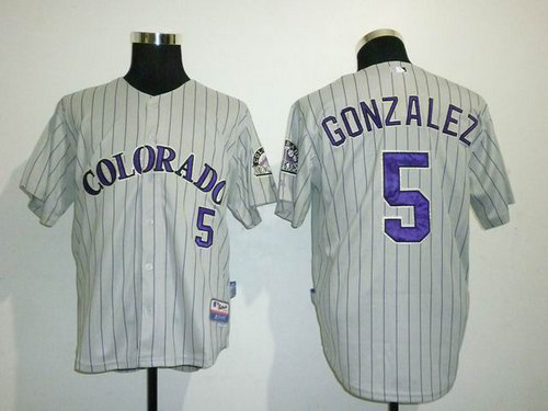 MLB Colorado Rockies #5 Gonzalez black streak Jerseys MLB Colorado Rockies #5 Gonzalez black streak Jerseys