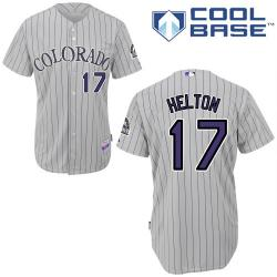 MLB Colorado Rockies 17# Helton grey cool base jerseys MLB Colorado Rockies 17# Helton grey cool base jerseys
