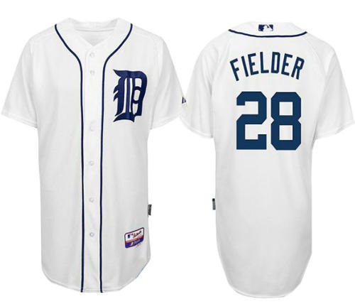 Detroit Tigers 28 Prince Fielder white Jersey Detroit Tigers 28 Prince Fielder white Jersey