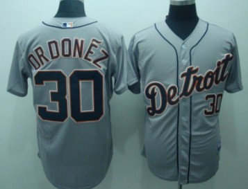 Detroit Tigers 30 Drdonez Gray 2010 Cool Base Jersey Detroit Tigers 30 Drdonez Gray 2010 Cool Base Jersey