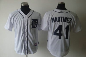 Detroit Tigers 41 Victor Martinez White Cool Base