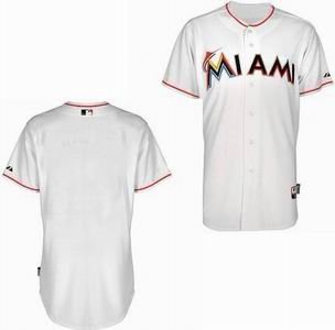 Miami Marlins blank white Cool Base Jersey Miami Marlins blank white Cool Base Jersey