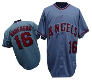 Anaheim Angels ANDERSON 16 Grey