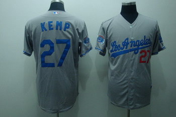 Los Angeles Dodgers 27 Matt Kemp Gray Jerseys Cool base Stitched MLB Jersey Los Angeles Dodgers 27 Matt Kemp Gray Jerseys Cool base Stitched MLB Jersey