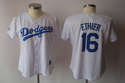 WOMEN Los Angeles Dodgers 16 Andre Ethier WHITE Jersey WOMEN Los Angeles Dodgers 16 Andre Ethier WHITE Jersey