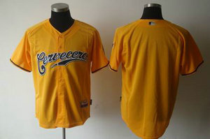 Milwaukee Brewers blank yellow jerseys