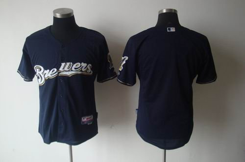 Milwaukee Brewers blank D K BLUE jerseys