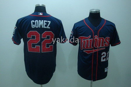 Minnesota Twins 22 Carlos Gomez Dark Blue Baseball Jerseys Minnesota Twins 22 Carlos Gomez Dark Blue Baseball Jerseys