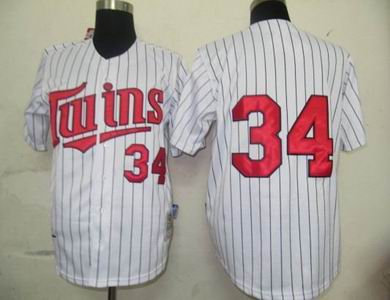 Minnesota Twins 34 puckett White MN