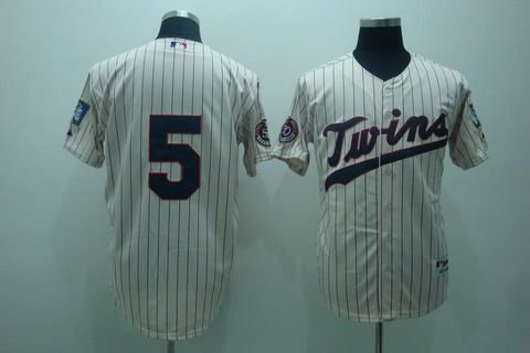 Minnesota Twins Cuddyer 5 Cream W50TH Jerseys
