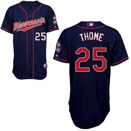 2011 Minnesota Twins 25 Jim Thome Alternate Road Jersey blue 2011 Minnesota Twins 25 Jim Thome Alternate Road Jersey blue