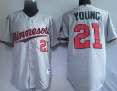 Minnesota Twins 21 Young White Jersey Minnesota Twins 21 Young White Jersey