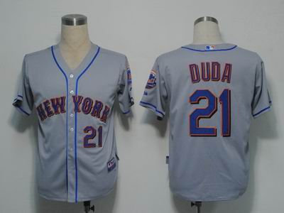 New York Mets 21 Duda Grey Cool Base jerseys New York Mets 21 Duda Grey Cool Base jerseys