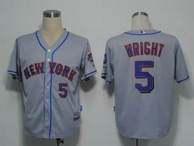 New York Mets 5 Wright Grey Cool Base jerseys New York Mets 5 Wright Grey Cool Base jerseys