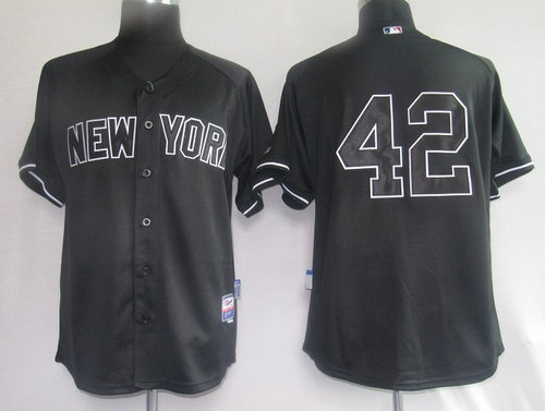 New York Yankees 42 Mariano Rivera Black Jerseys New York Yankees 42 Mariano Rivera Black Jerseys