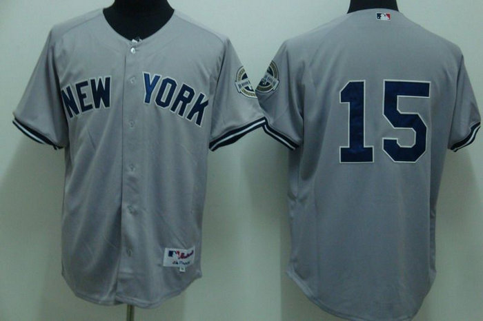 MLB Jersey New York Yankees #15 MUNSON Grey Jersey MLB Jersey New York Yankees #15 MUNSON Grey Jersey
