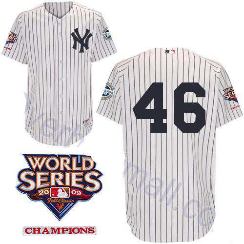 New York Yankees 46 Andy Pettitte White Youth Jerseys