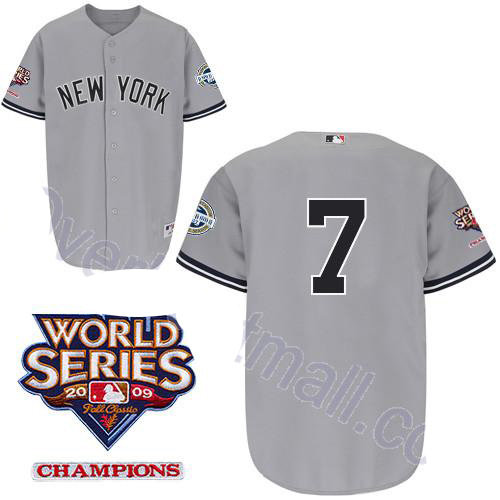 New York Yankees 7 Mickey Mantle Grey Youth Jerseys
