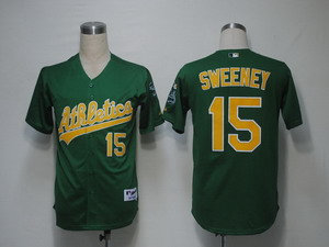 MLB Jerseys Oakland Athletics 15 Sweeney Green