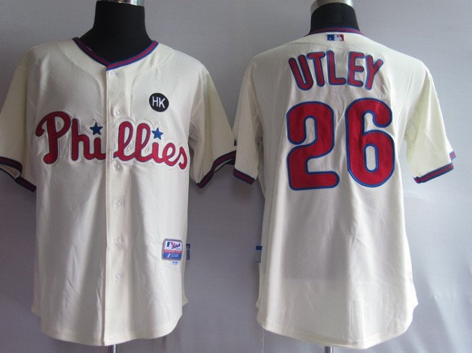 MLB Jerseys Philadephia Phillis 26 Chase Utley cream MLB Jerseys Philadephia Phillis 26 Chase Utley cream