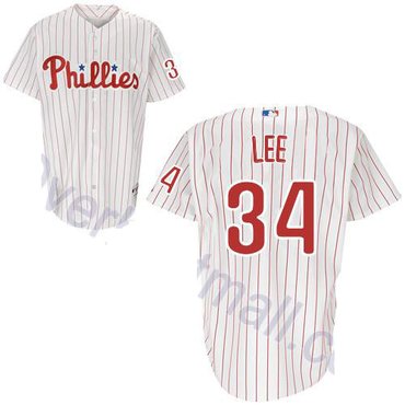 Philadelphia Phillies 34 Cliff Lee White Youth Jerseys