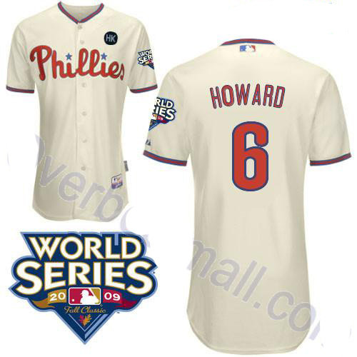 Philadelphia Phillies 6 Ryan Howard Cream Youth Jersey Philadelphia Phillies 6 Ryan Howard Cream Youth Jersey