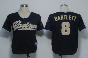 San Diego Padres 8 Bartlett Dark Blue Cool Base Jersey San Diego Padres 8 Bartlett Dark Blue Cool Base Jersey