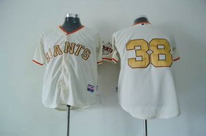 san francisco giants 38 wilson cream gold number