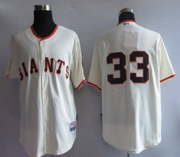 MLB San Francisco Giants 33# Rowand cream jerseys