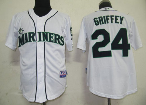 MLB Jerseys Seattle Mariners 24 Griffey White MLB Jerseys Seattle Mariners 24 Griffey White