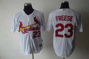 St Louis Cardinals 23 freese White Jersey