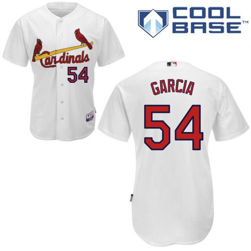 St Louis Cardinals 54 Jaime Garcia white jerseys St Louis Cardinals 54 Jaime Garcia white jerseys