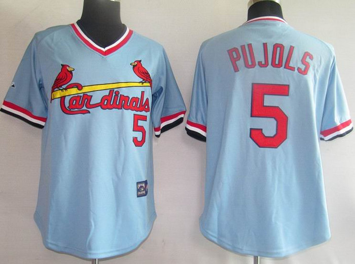 MLB Jerseys St Louis Cardinals 5# pujols LT Blue MLB Jerseys St Louis Cardinals 5# pujols LT Blue