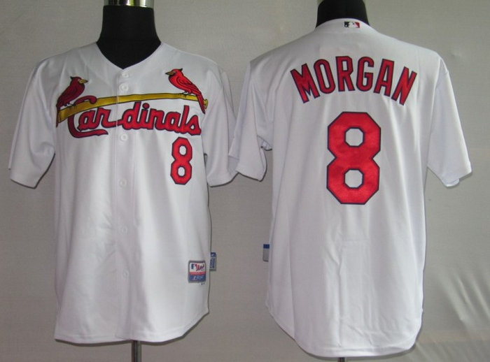 MLB Jerseys St.Louis Cardinals 8# MORGAN white