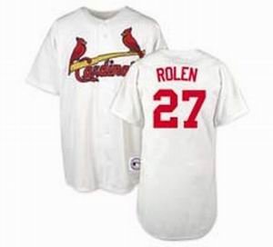 mlb st.louis cardinals #27 rolen white mlb st.louis cardinals #27 rolen white