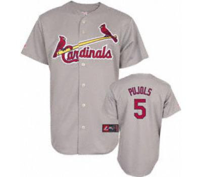 St.Louis Cardinals Puljols 5 grey 09 all star patch