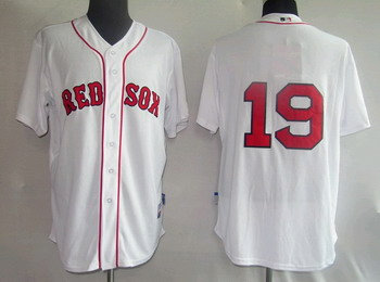 Boston Red Sox 19 Beckett white Jerseys Boston Red Sox 19 Beckett white Jerseys