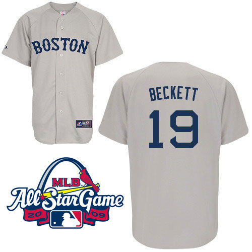 Boston Red Sox 19 grey Josh Beckett