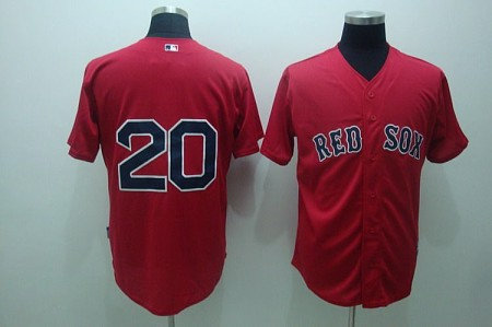 MLB Jerseys Boston Red Sox #20 Youkilis red(cool base) MLB Jerseys Boston Red Sox #20 Youkilis red(cool base)