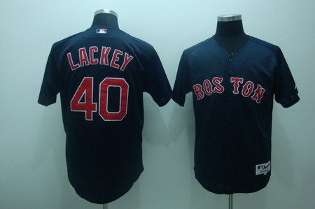 Boston Red Sox 40 John Lackey Navy blue Jerseys Boston Red Sox 40 John Lackey Navy blue Jerseys