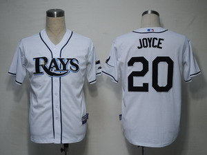 Tampa Bay Rays 20 Joyce White Cool Base Tampa Bay Rays 20 Joyce White Cool Base