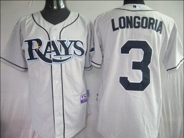 Tampa Bay Rays 3 Longoria Grey jerseys Tampa Bay Rays 3 Longoria Grey jerseys