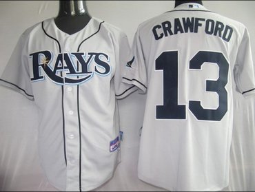 Tampa Bay Rays 13 Carl Crawford Grey Jerseys Tampa Bay Rays 13 Carl Crawford Grey Jerseys