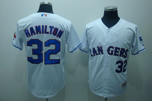 texas rangers 32# hamilton white (rangers) texas rangers 32# hamilton white (rangers)