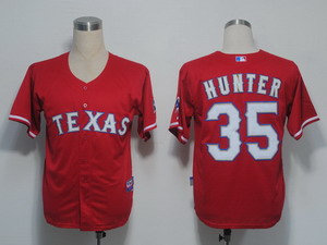 Texas Rangers 35 Hunter Red Cool Base Texas Rangers 35 Hunter Red Cool Base