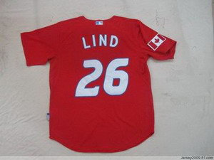 Toronto Blue Jays 26 lind red jerseys Toronto Blue Jays 26 lind red jerseys