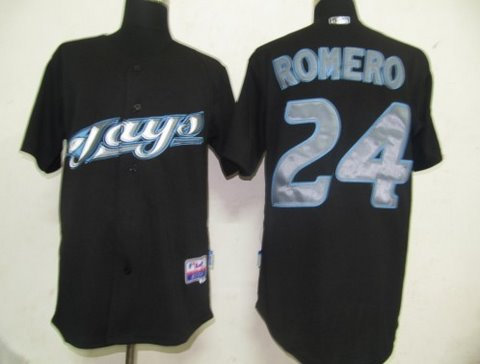 MLB Jerseys Toronto Blue Jays 24 Romero Black