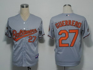 Baltimore Orioles 27 Guerrero Grey Cool Base