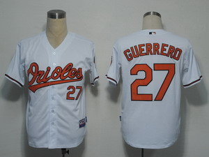 Baltimore Orioles 27 Guerrero White 2011 Cool Base