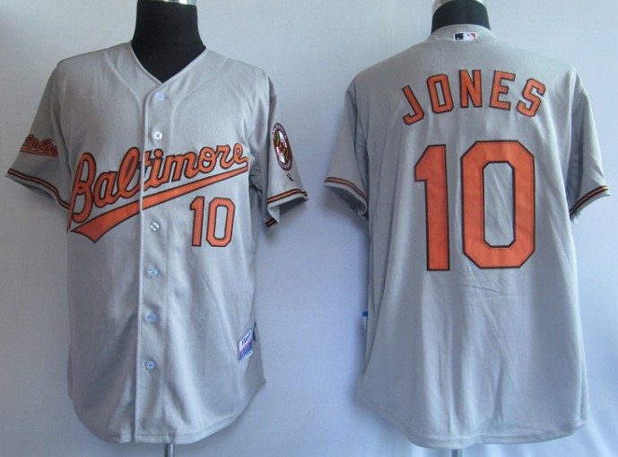 MLB Jerseys baltimore orioles 10# Jones Grey